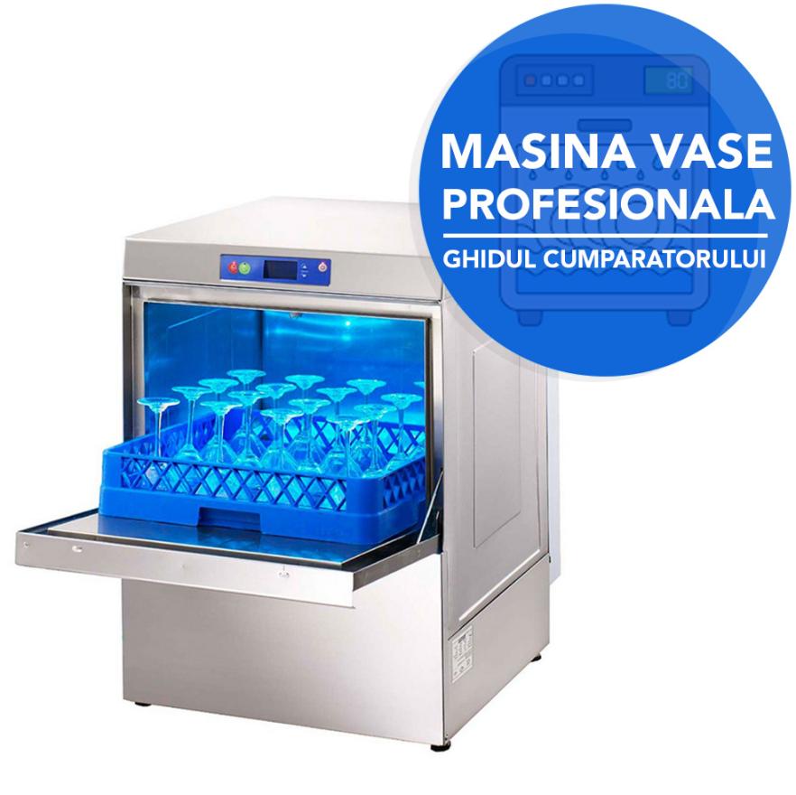 Tipuri si avantaje masini profesionale de spalat vase, pahare si oale pentru industria horeca
